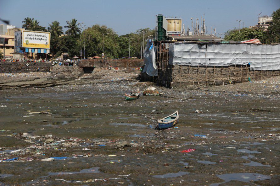 Low Tide Mumbai Garbage